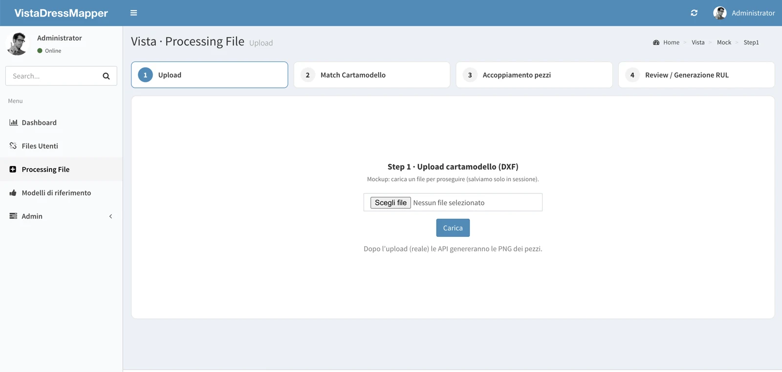 VistaDressMapper interface