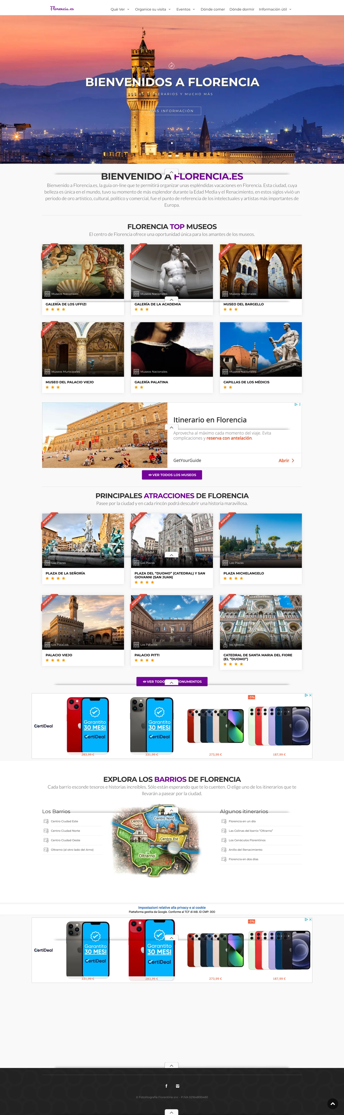 Florencia.es travel portal