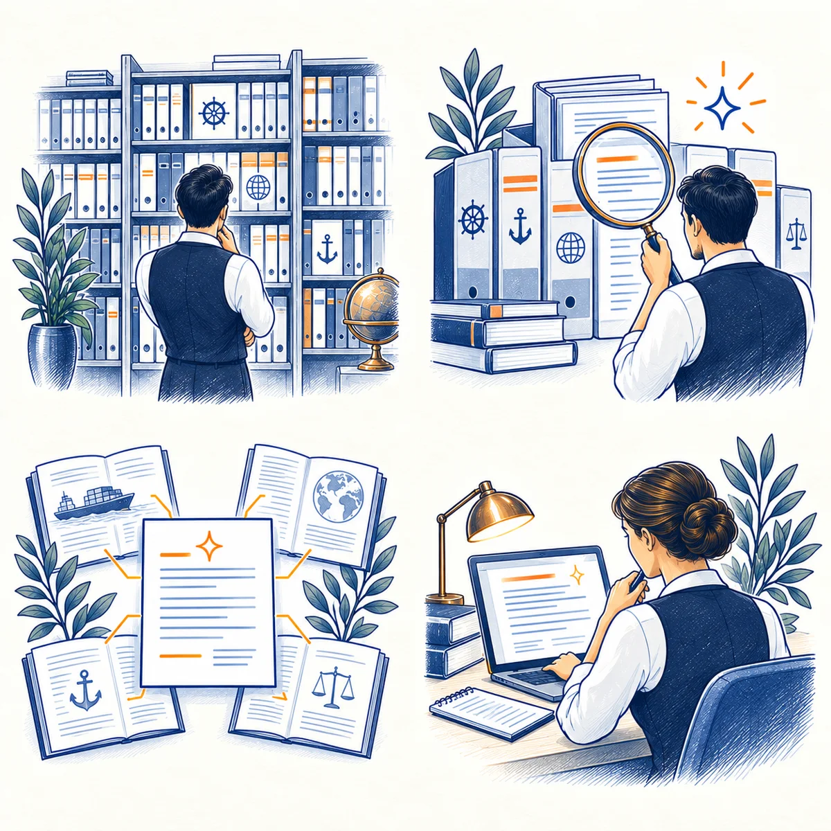 Illustration: Document library