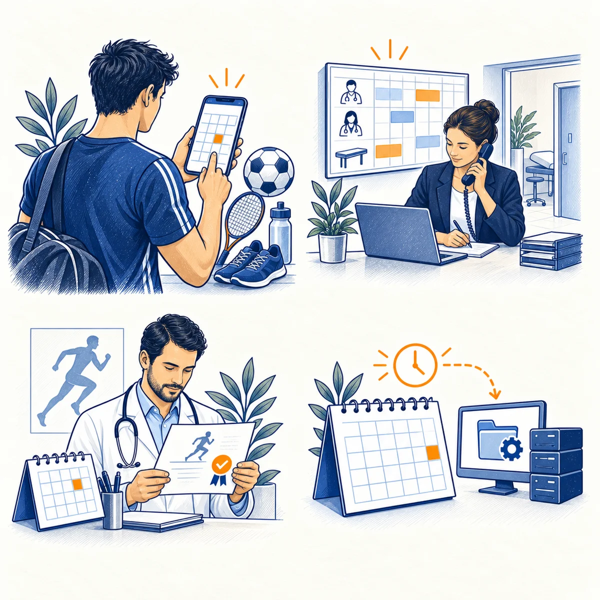 Illustration: Booking