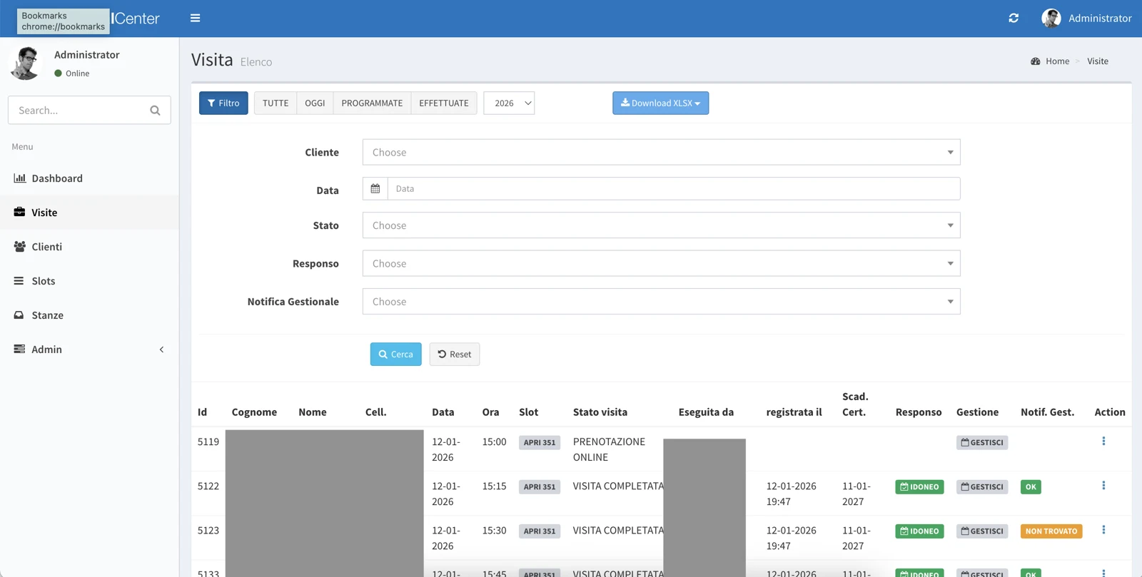 SportMedicalCenter interface